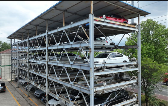 Çok katlı otomatik otopark garajı 2 tonluk araba asansörü