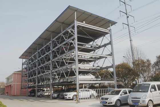 Çapraz Mekanik Otomatik Motor Asansör 3 Seviye -6 Seviye Bulmaca Araç Parkı