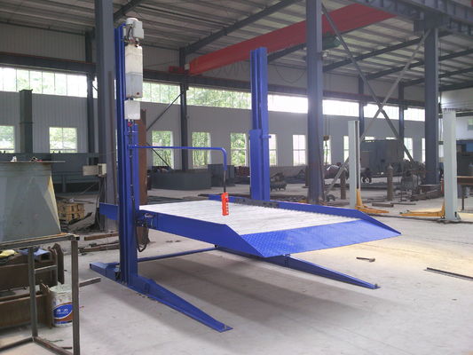 İki sütunlu hidrolik park asansörü 2700kg hidrolik yığınlı park sistemi