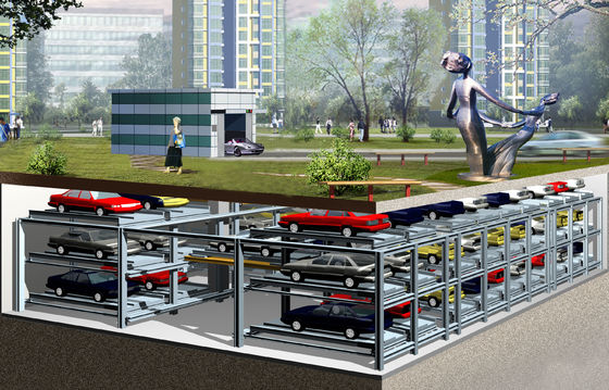 Akıllı Park Garaj Asansörü 80-120 Araç Garaj Araba Yükleyici