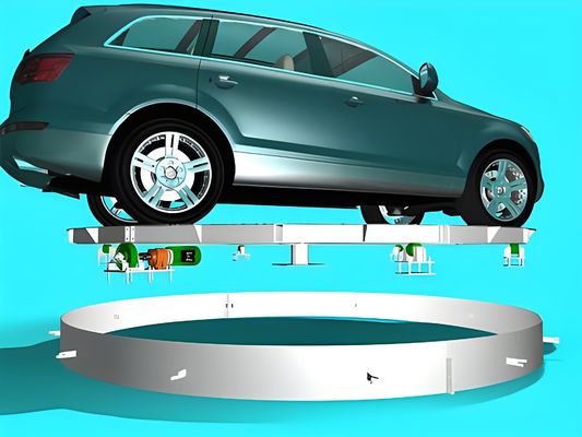 Hız 0.25m/s Araç Asansör Dönüştürücü Hidrolik Silindir Sürüş Modu ve PLC Kontrol Sistemi ile