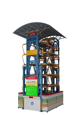 Mekanik Dikey Döner Park Sistemi 8 Katman Döner Akıllı Park Sistemi