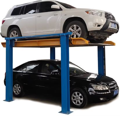 Otomatik Hidrolik Asansör Araç Park Evi 2500kg 4 Post Garaj Asansör PLC Kontrolü
