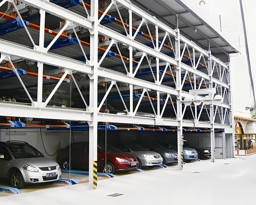 Modüler Kurulum Bulmaca Araç Parkı Yüksek Alan Kullanımı Bulmaca Sistem Parkı