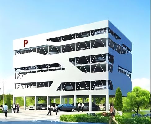 Yüksek mekanik otopark sistemi 2000kg Otomatik otopark garajı