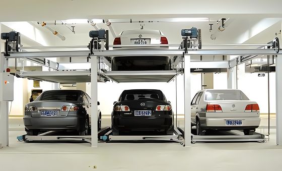 Dört sütunlu Otomatik Asansör 4 Post Otomatik Asansör 2000kg Yük