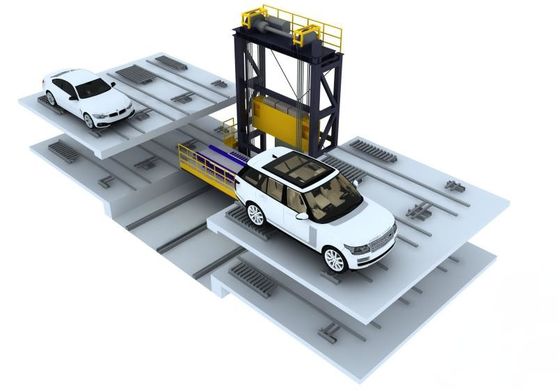 80 Araç Akıllı Otopark Sistemi 10 Seviye Akıllı Otopark