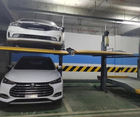 2700kg konut araba asansörü 2.7t yeraltı hidrolik otopark asansörü sistemi