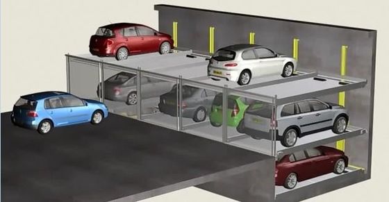 Dakikada maksimum 4 inç hız ve maksimum 2 basınç kapasitesine sahip, yüksek kapasiteli tek fazlı dört sütunlu motorlu lift